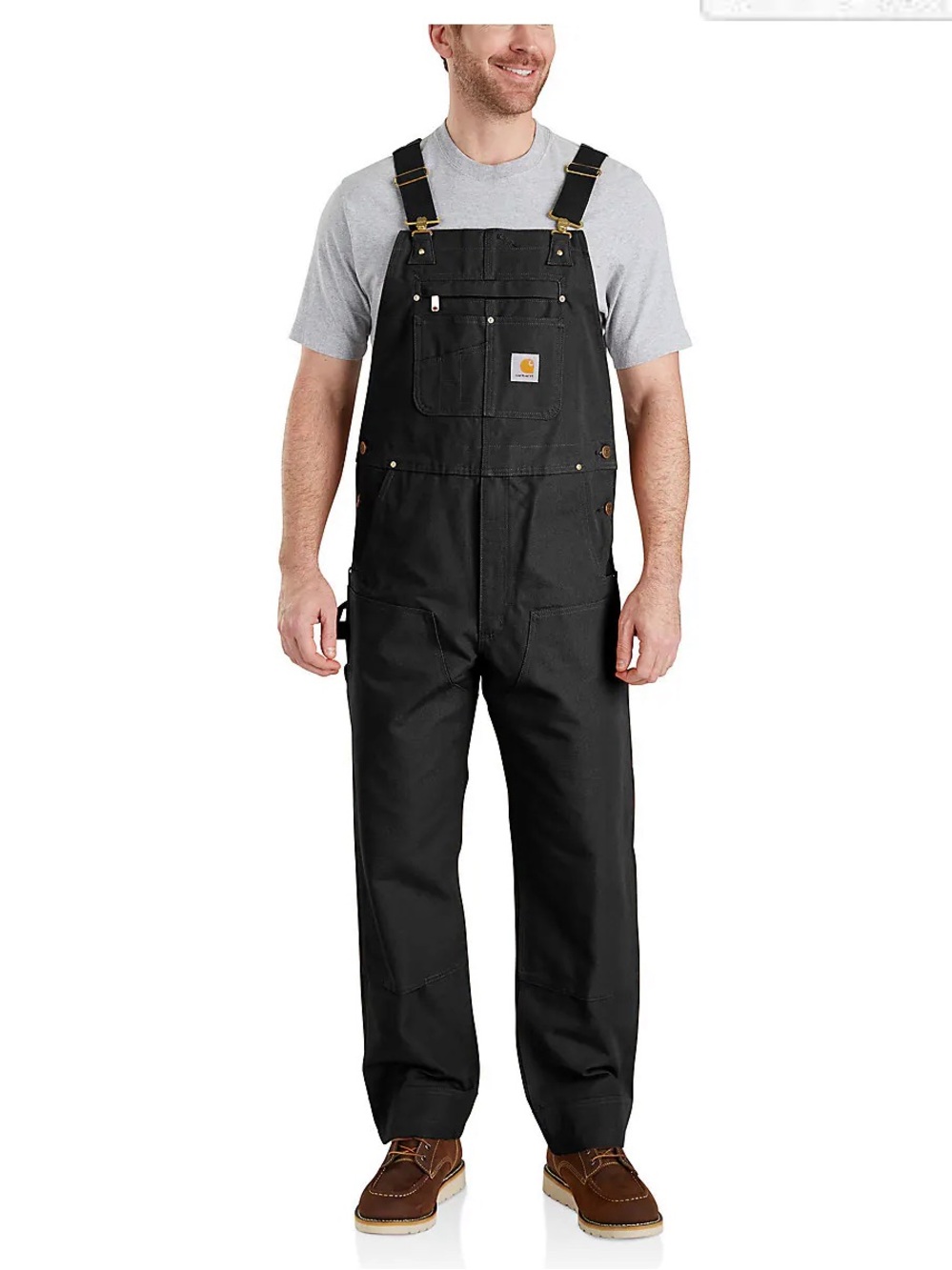 Carhartt Iconic R01 Duck Bib Overall - Black
